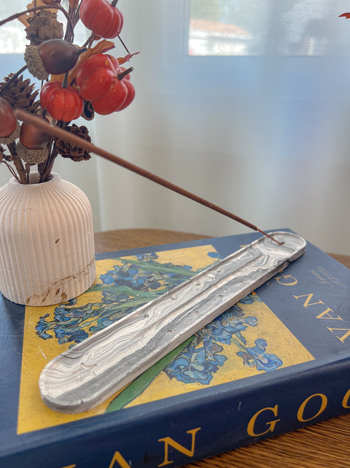 Marble Moon Phase Incense Holder
