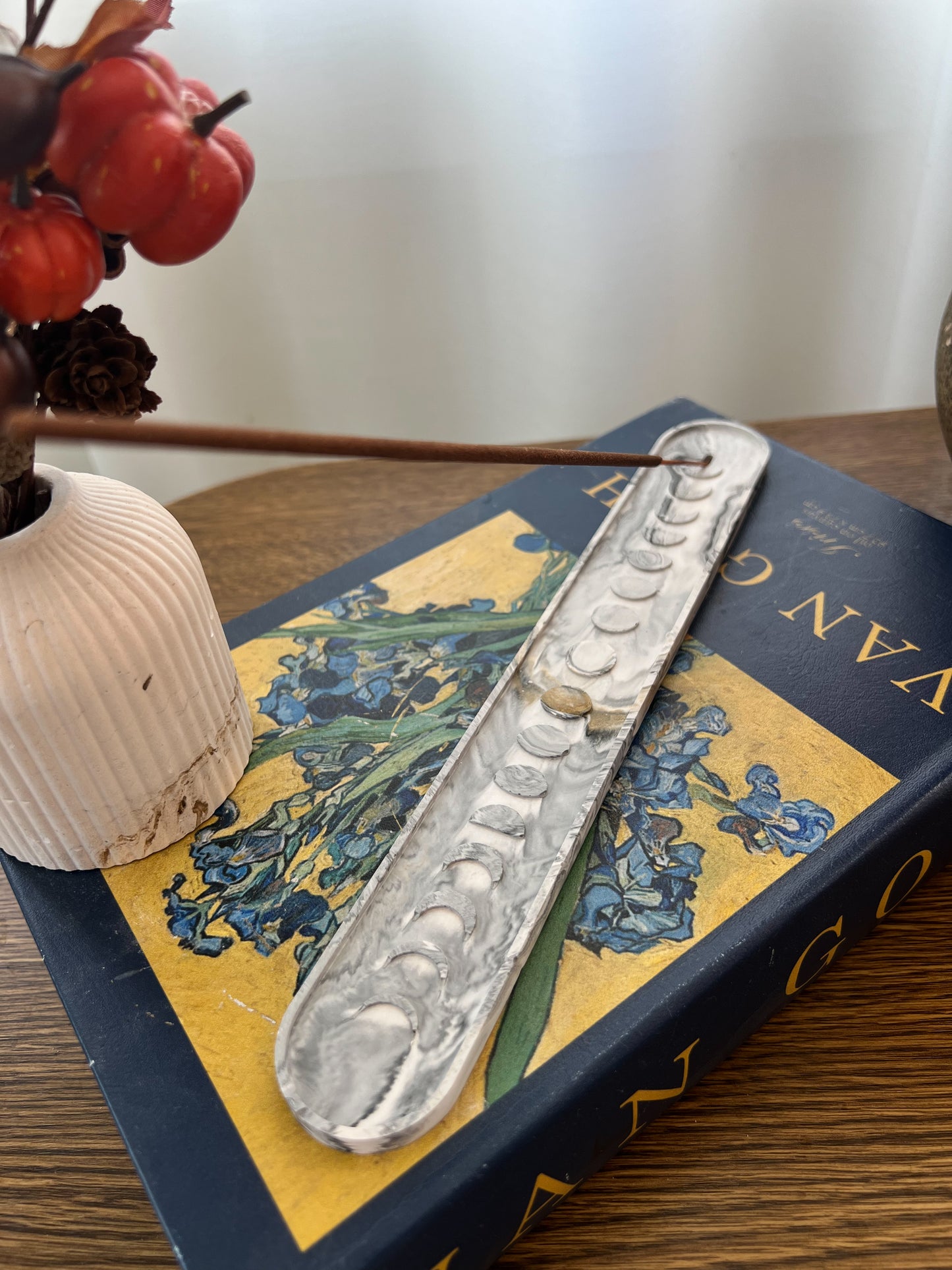 Marble Moon Phase Incense Holder