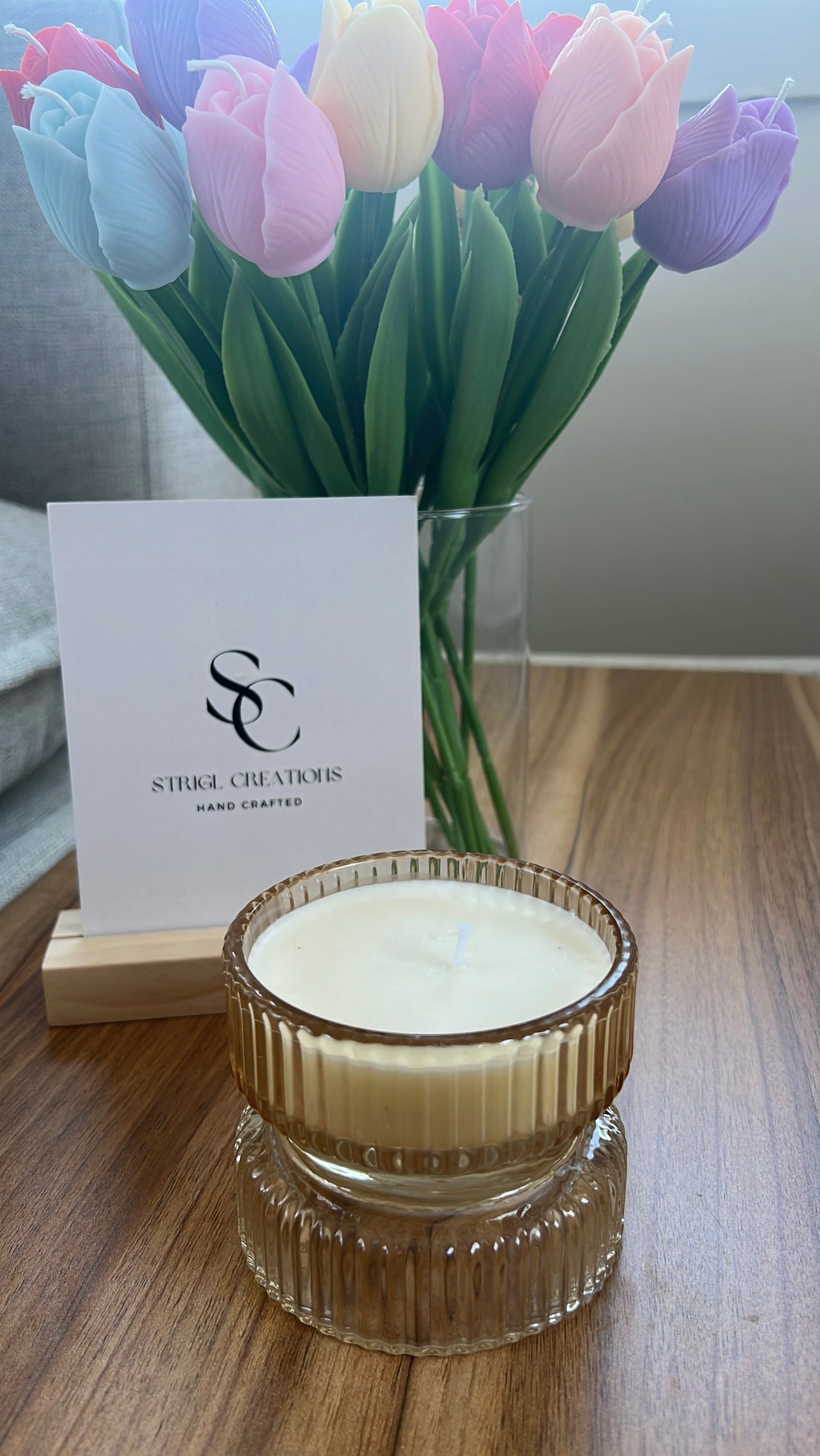 Double sided pebbled glass