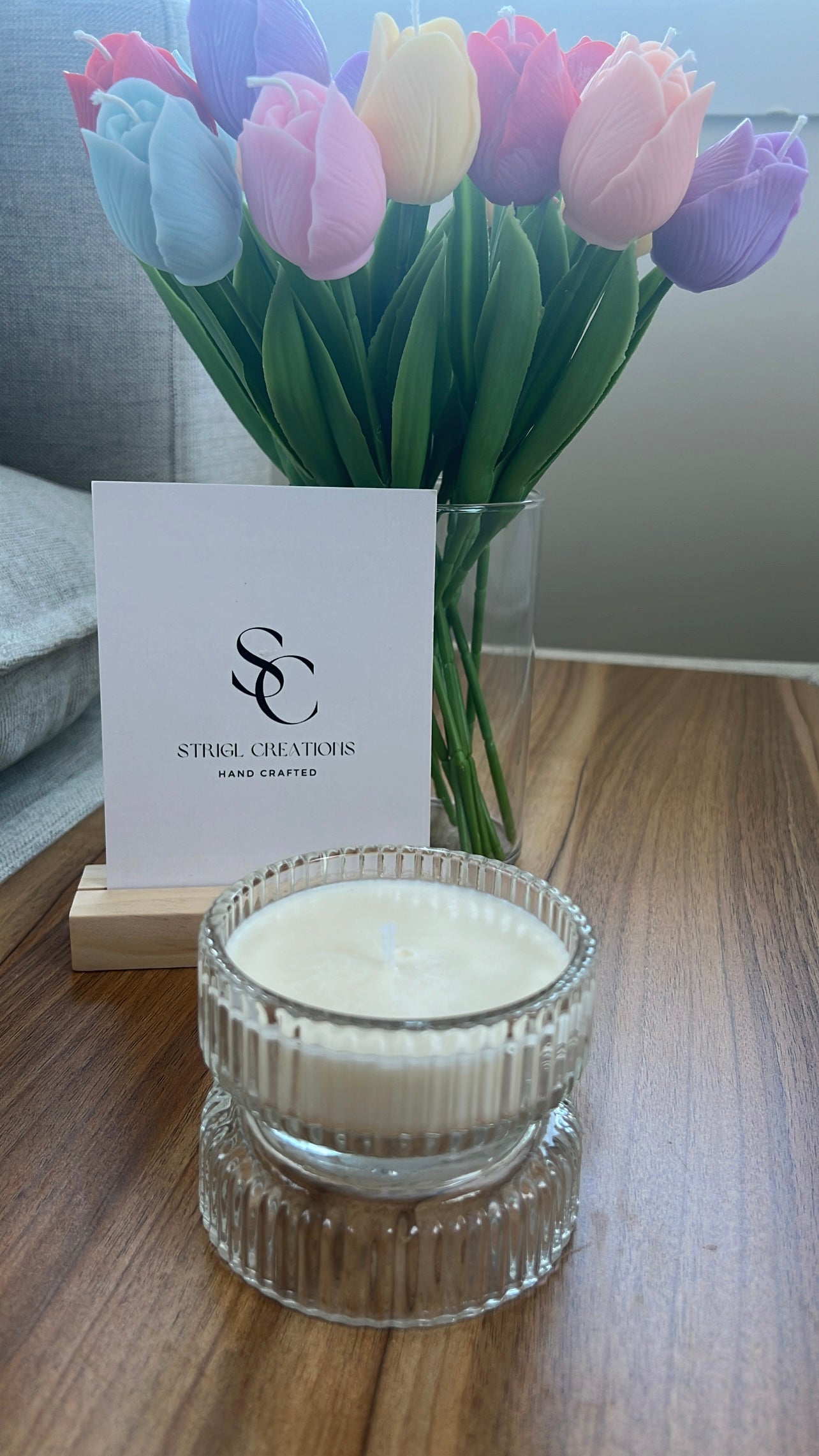 Double sided pebbled glass