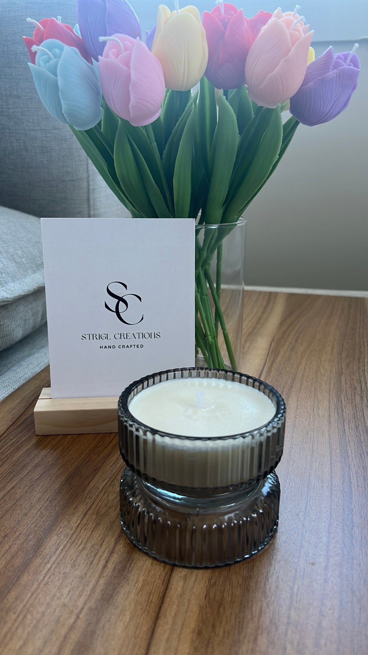 Double sided pebbled glass