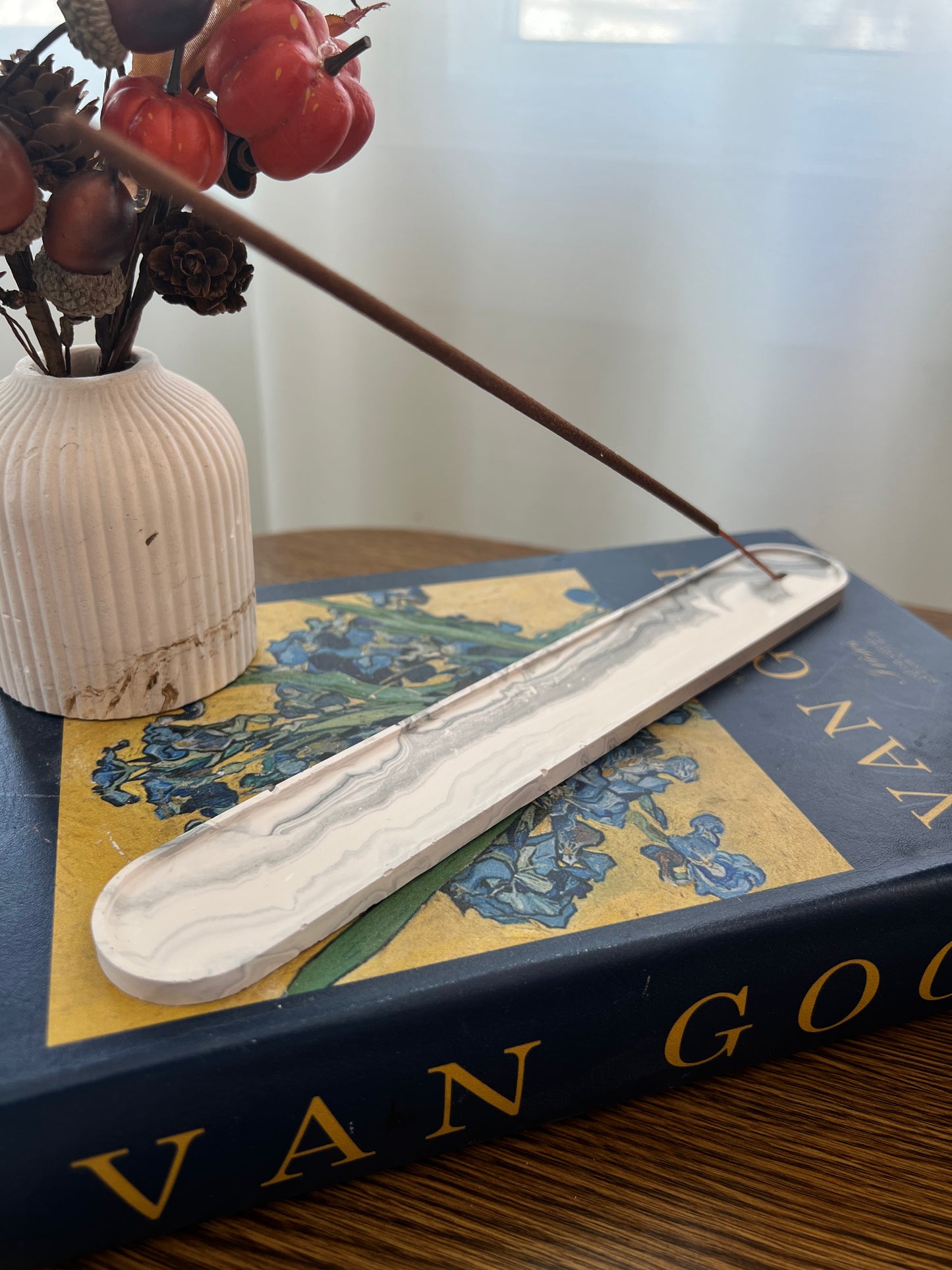 Marble Moon Phase Incense Holder